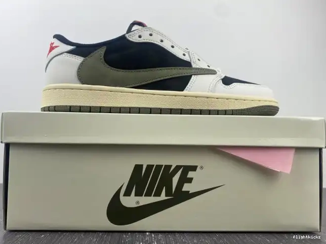 Air Low x DZ4137-106 WMNS Jordan 1 Scott Olive Travis OG 0705